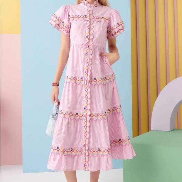 NWT! Pink Celia B Anchor Dress - Picture 8 of 8